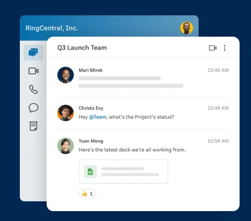 tinh nang messaging tren ringcentral