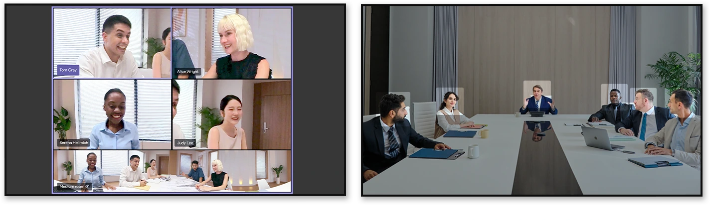 Camera SmartVision 60 quay rõ nét bao quát toàn cảnh cuộc họp