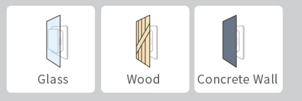 Dễ dàng lắp đặt Yealink RoomPanel Plus trên nhiều chất liệu