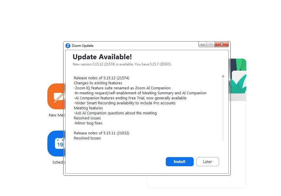 Hướng dẫn update Zoom trên máy tính Windows, macOS hoặc Linux