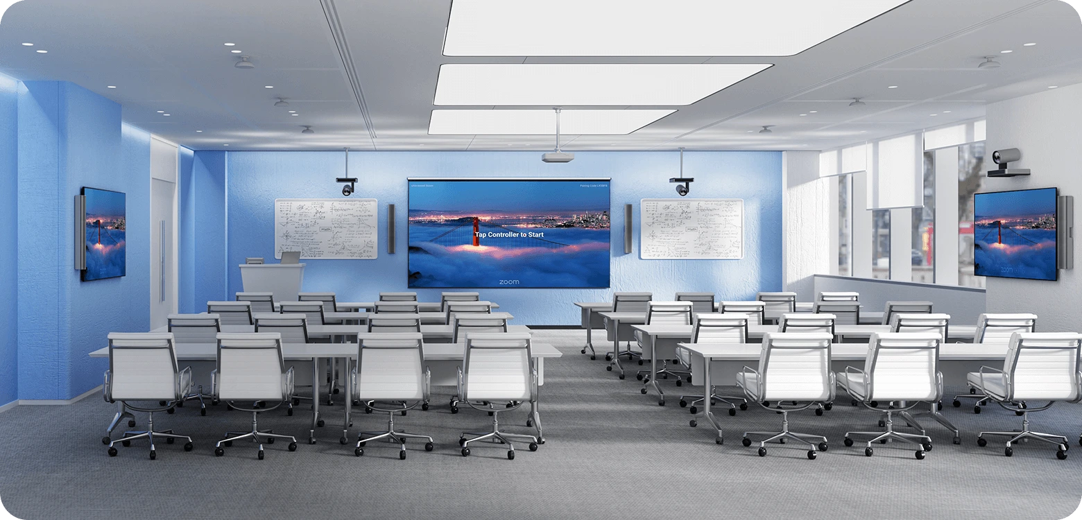 Phòng họp sử dụng giải pháp Yealink MeetEye 500