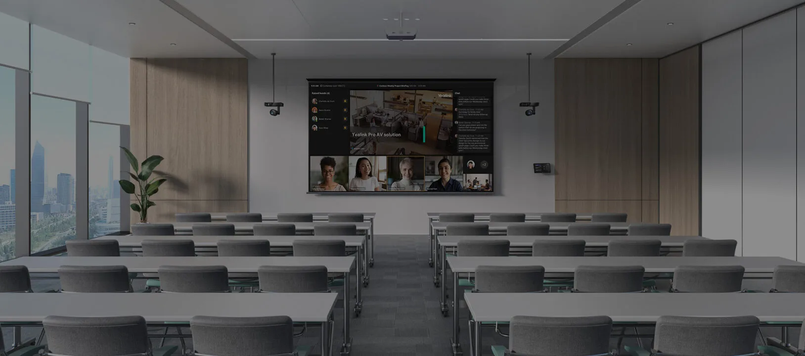 Ứng dụng bộ thiết bị hội nghị Yealink MVC S90 cho phòng họp cực lớn