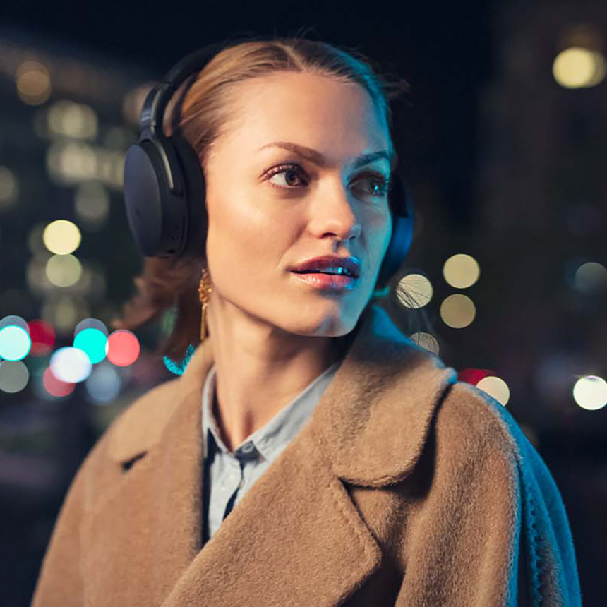 adapt-300---woman-out-with-headset-on---portrait