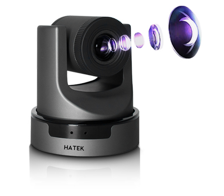 Hatek UC P410 được trang bị cảm biến CMOS 1/2.8″, thấu kính chất lượng cao mang lại hình ảnh sắc nét và mượt mà.