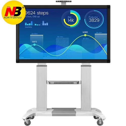 Giá treo tivi di động NB North Bayou CF100 màu trắng