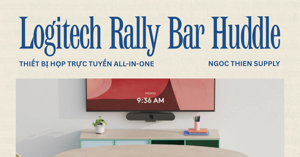 Logitech Rally Bar Huddle – Thiết bị họp All-in-one nhỏ gọn