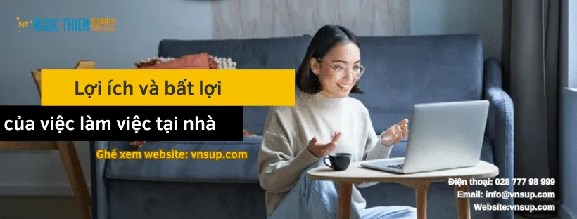 Lợi ích và bất lợi của làm việc tại nhà (1)