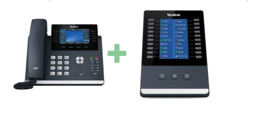 Yealink T44U + mô-đun mở rộng EXP43