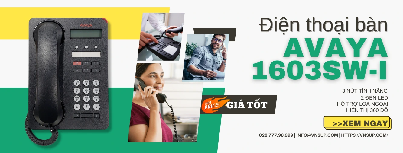 đặc điểm điện thoại bàn avaya 1603sw-i ip deskphone