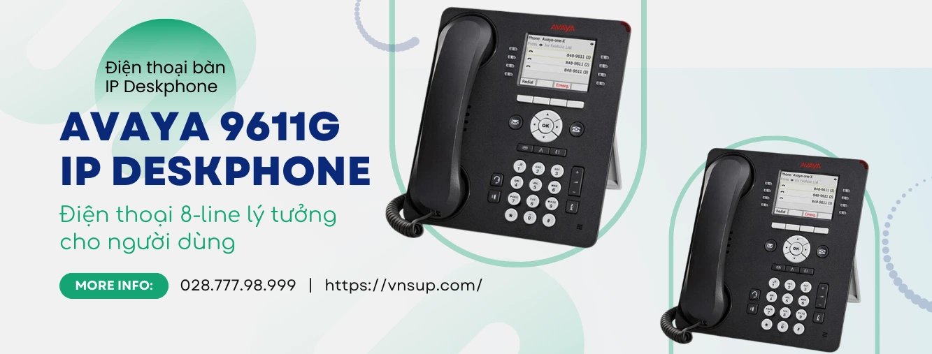 đặc điểm điện thoại bàn avaya 9611g ip deskphone
