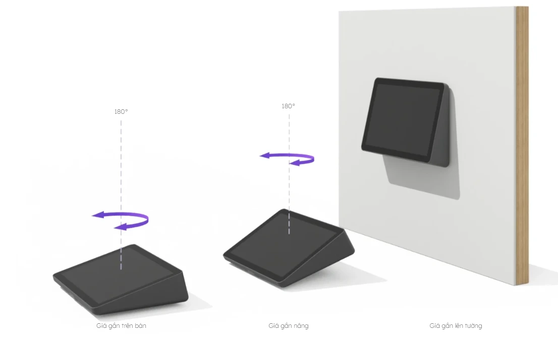 Nhiều tùy chọn gắn Logitech Tap IP