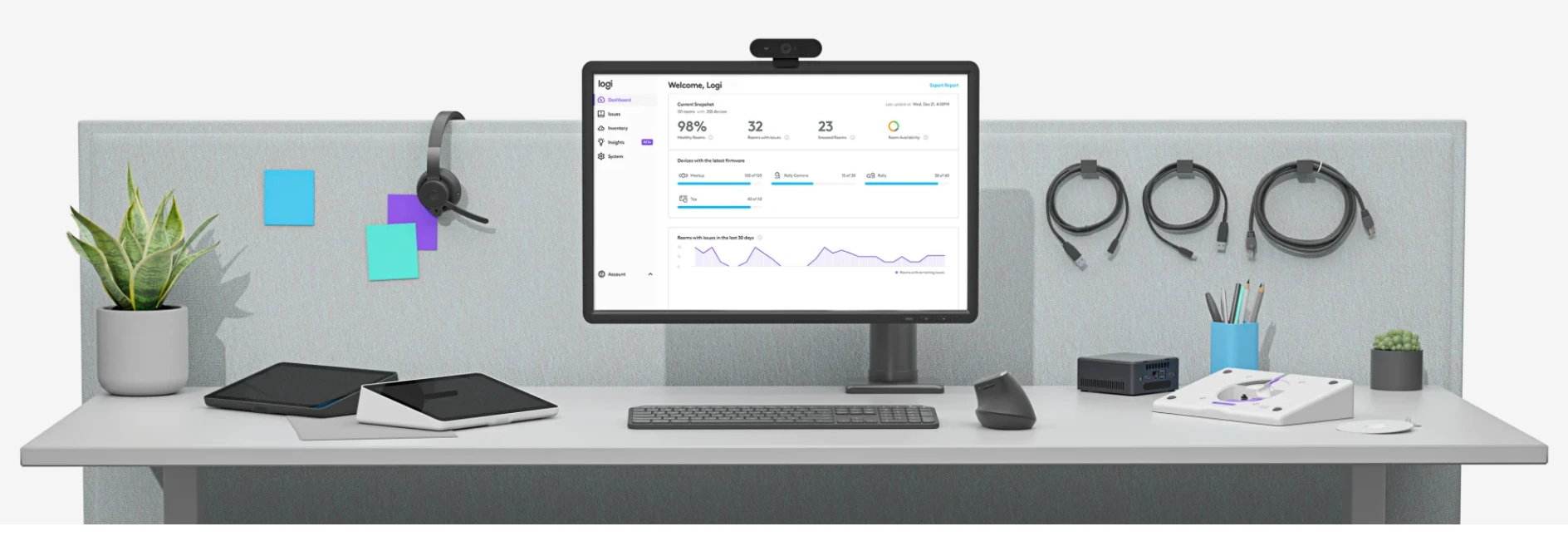 Phần mềm Logitech Sync để quản lý Tap IP