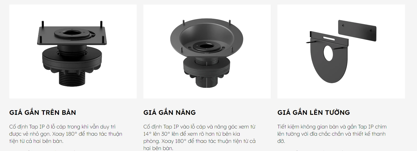 Phụ kiện của Logitech Tap IP