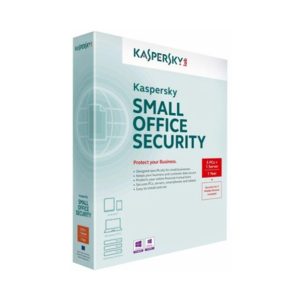kaspersky small office security 1 server + 5 pc