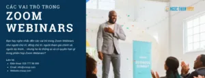 Các vai trò trong Zoom Webinars