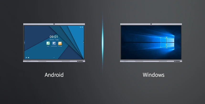 Hệ thống chuyển đổi kép giữa Android và Windows trên Hitrolink HiBoard-IAxxS2-C