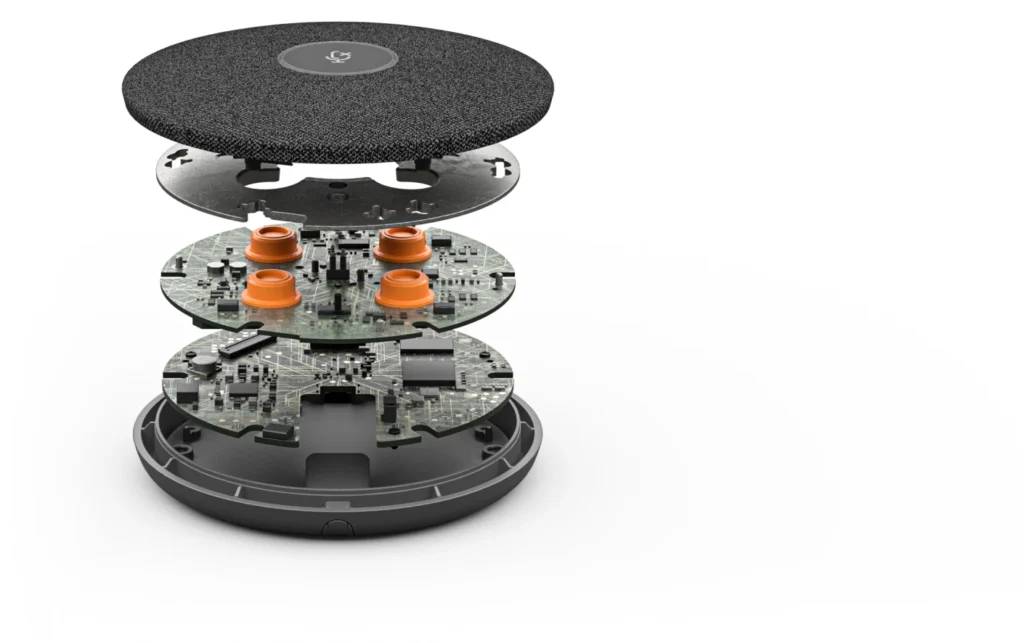 Mic pod của Logitech có microphone array