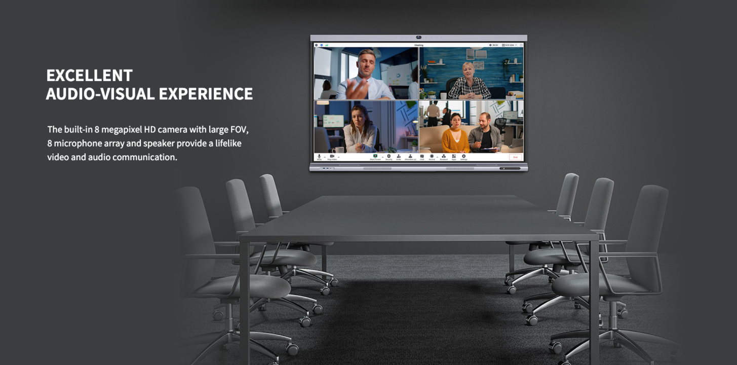 Ứng dụng màn hình tương tác Hitrolink HiBoard-IAxxS2-C trong phòng họp