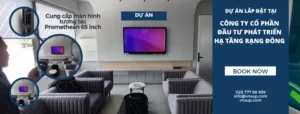 cung cấp màn hình tương tác cho công ty cổ phần đầu tư phát triển hạ tầng Rạng Đông