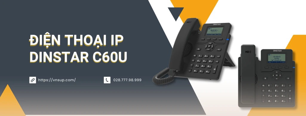 giới thiệu điện thoại dinstar c60u