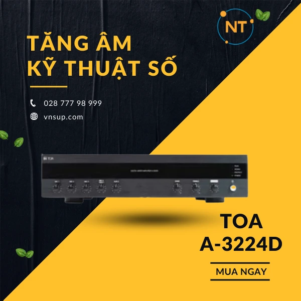 Bộ khuếch đại máy trộn kỹ thuật số TOA A-3224D