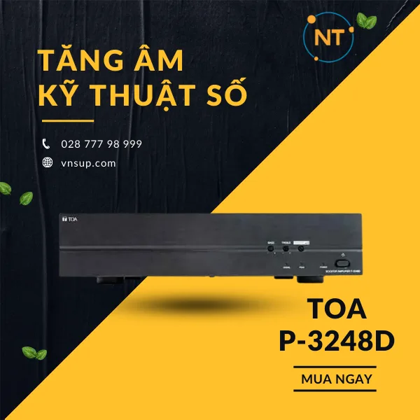 Bộ tăng âm kỹ thuật số mở rộng công suất P-3248D