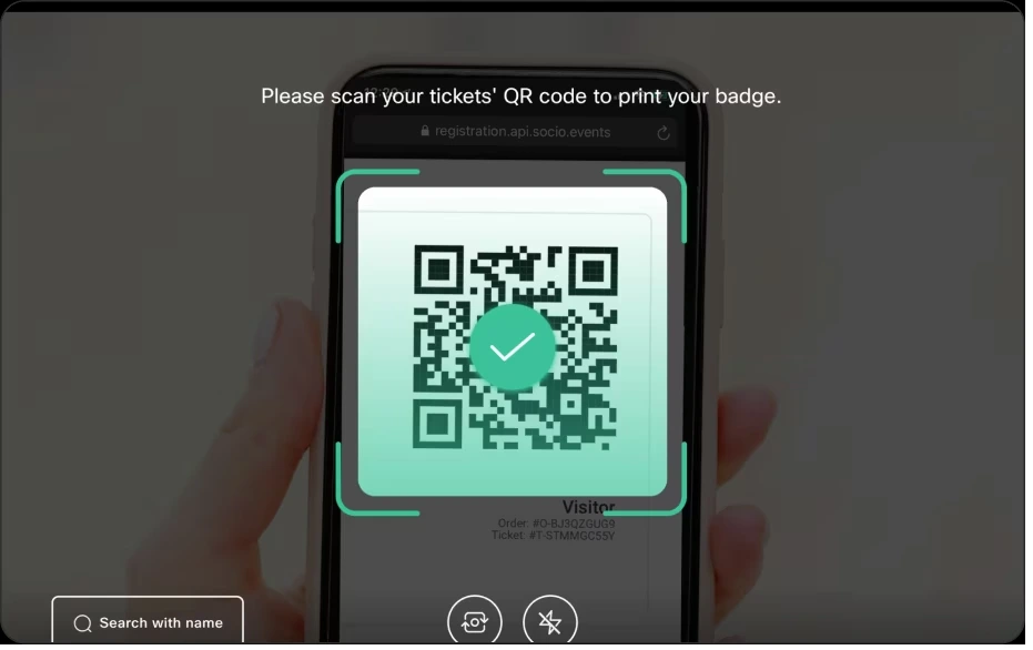 Giải pháp tại chỗ kết nối người tham dự trên webex event
