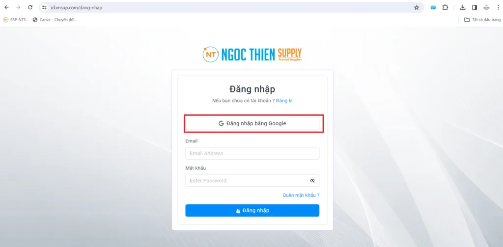 Hướng dẫn đăng nhập vào website mua zoom tự động bằng tài khoản google