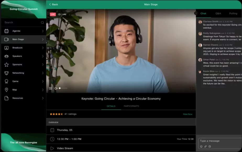 Sự kiện ảo với webex event