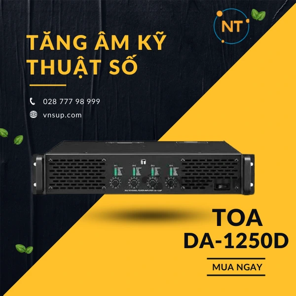 Tăng âm kỹ thuật số TOA DA-1250D