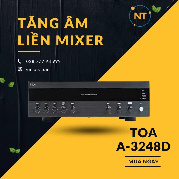 Tăng âm số liền Mixer TOA A-3248D