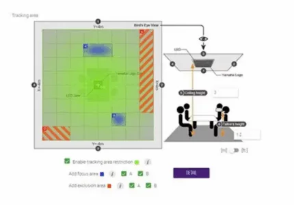 Tùy chỉnh Tracking Area để thu nhận âm thanh chính xác hơn