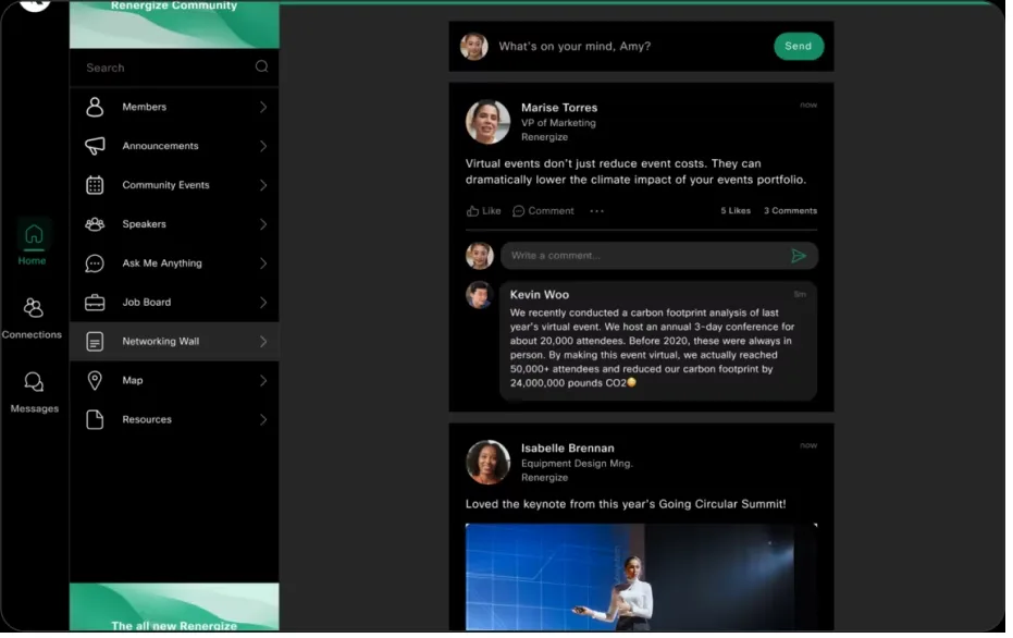 Xây dựng cộng đồng ảo trên webex event