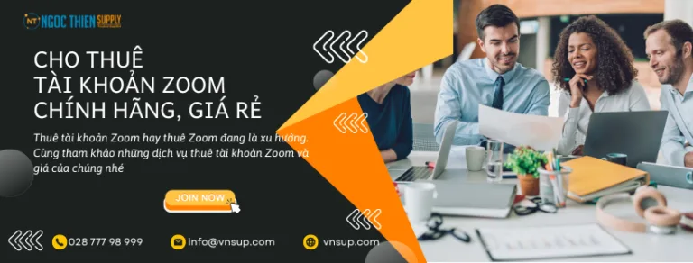 Cho thuê Zoom chính hãng, giá rẻ