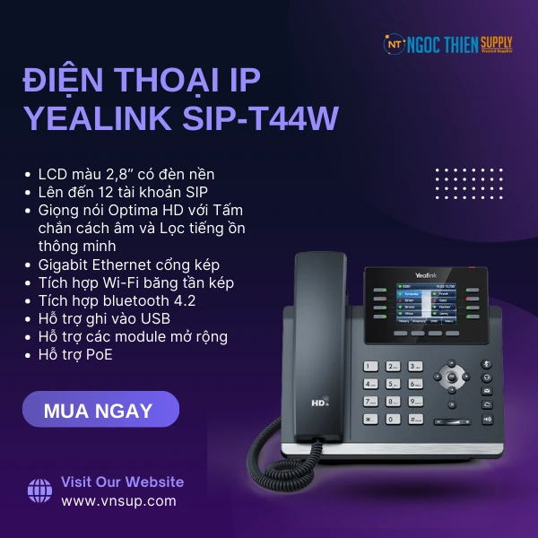 ĐIỆN THOẠI IP YEALINK SIP-T44W