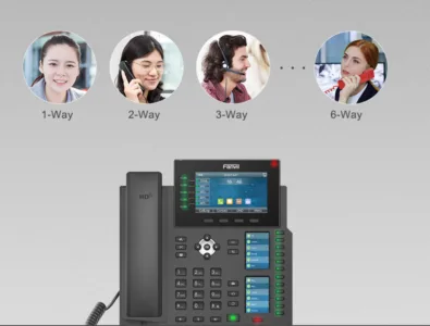 Fanvil X6u Cho Phép Thực Hiện Hội Nghị âm Thanh 6 Chiều