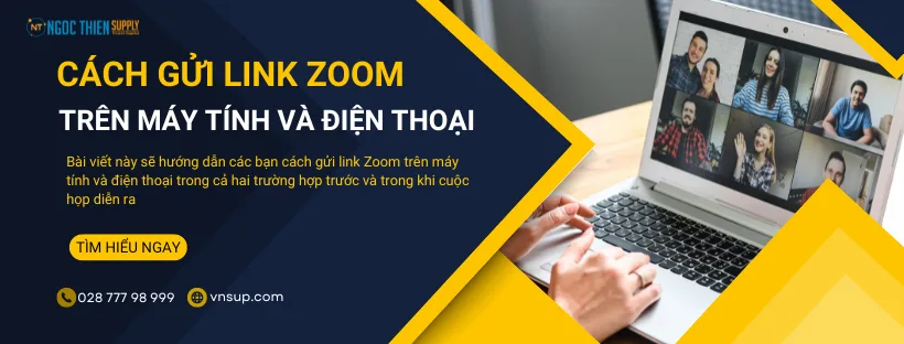 Hướng dẫn cách gửi link Zoom trên máy tính và điện thoại