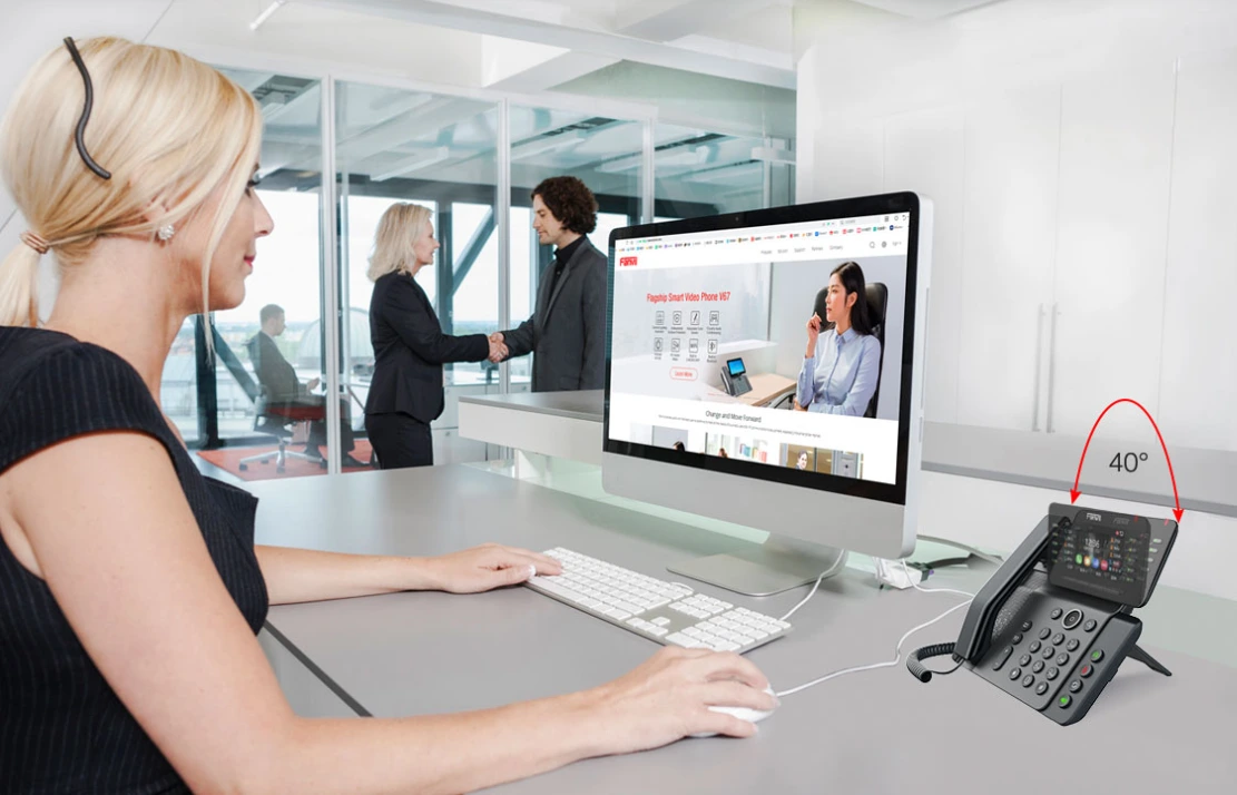 Màn Hình điện Thoại Ip Fanvil V65 Có Thể điều Chỉnh