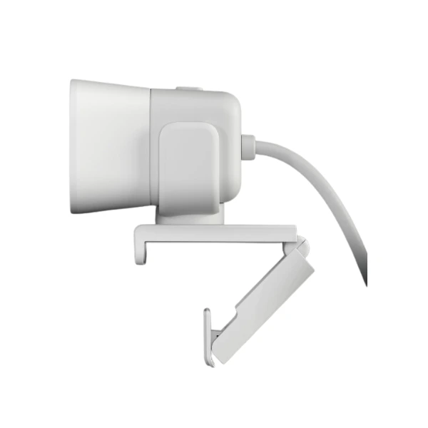 Mặt bên Logitech Streamcam Webcam màu trắng