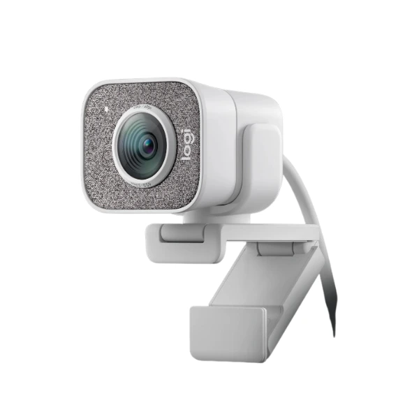 Mặt bên Logitech Streamcam màu trắng