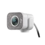 Mặt bên Webcam Logitech Streamcam màu trắng