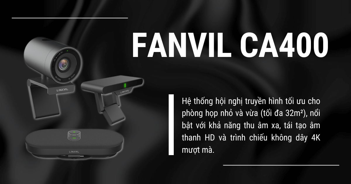 Bộ thiết bị họp trực tuyến Fanvil CA400