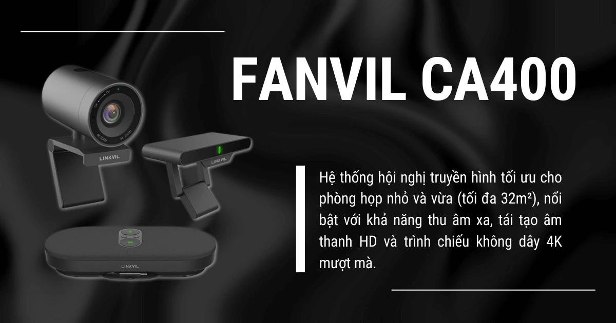 Bộ thiết bị họp trực tuyến Fanvil CA400