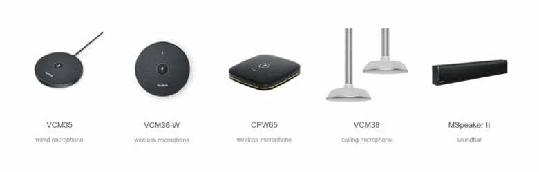 Các Thiết Bị Bộ Yealink Zvc 860 (base-kit) Có Thể Kết Hợp Cùng