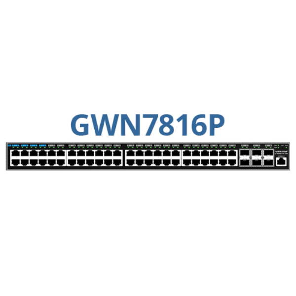 Cloud Smart Switch L3 Grandstream Gwn7816p