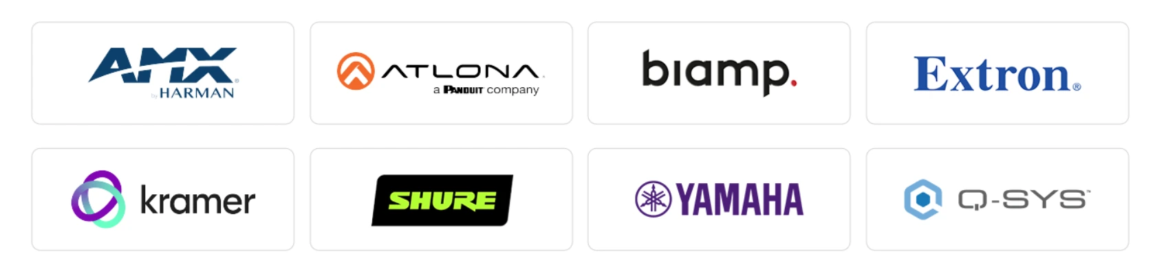 Có Thể Dễ Dàng Kết Hợp Yealink Zvc S90 Với Các Sản Phẩm Của Các Hãng Sản Xuất Hệ Thống điều Khiển Sau