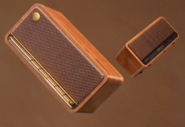 Âm thanh êm dịu với vỏ gỗ