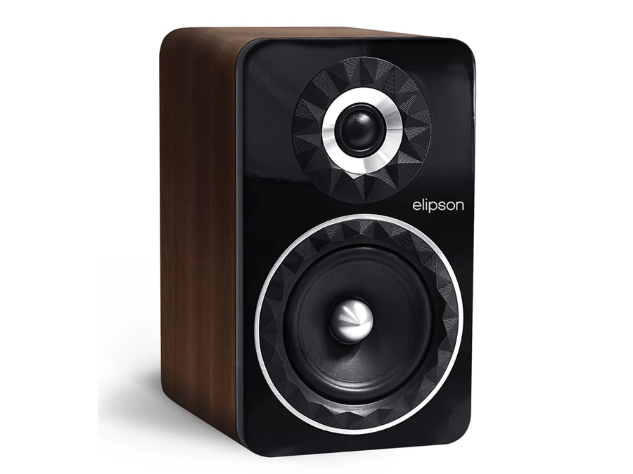 Thiết kế mơi đẹp, sang và trẻ. Loa Elipson Prestige Facet 6B có trọng lượng khoảng 5,6 kg cho mỗi loa .