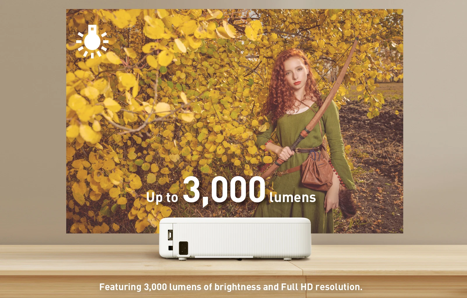 Epson Eb-fh02 Với độ Sáng 3.000 Lumens Và độ Phân Giải Full Hd