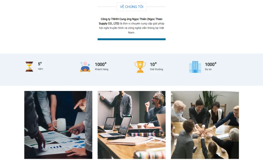 Giới thiệu về công ty TNHH Cung ứng Ngọc Thiên